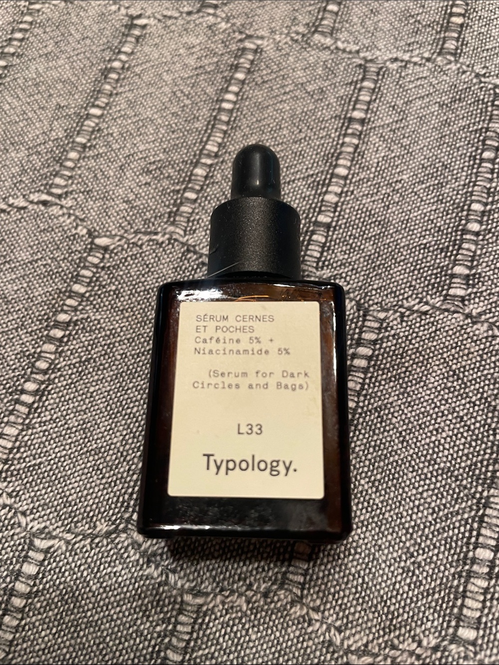 Typology L33 Dark Circle Serum — Black Bottle